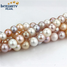 Freshwater Pearl Strand 12-13mm AA Mixed Color Round Pearl Strand